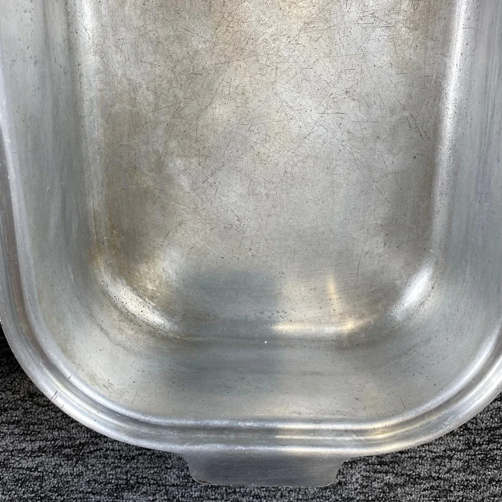 Vintage Kitchen Craft Aluminum Roast Oven Roaster 1940s 1950s USA 18.75 Inch